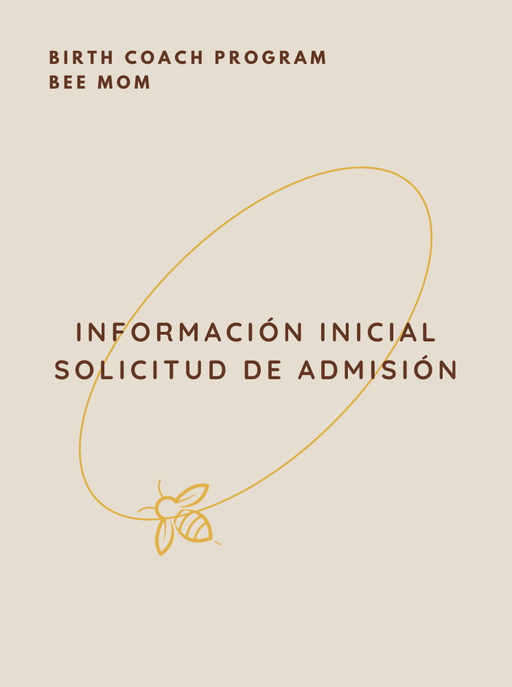 Información Inicial: Solicitud de Admisión Birth Coach Program