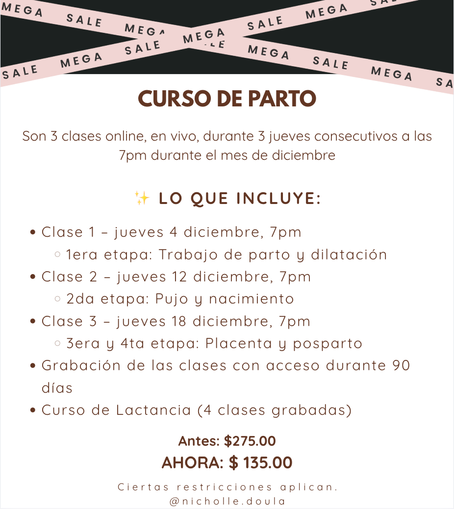 CURSO DE PARTO - DICIEMBRE 2025