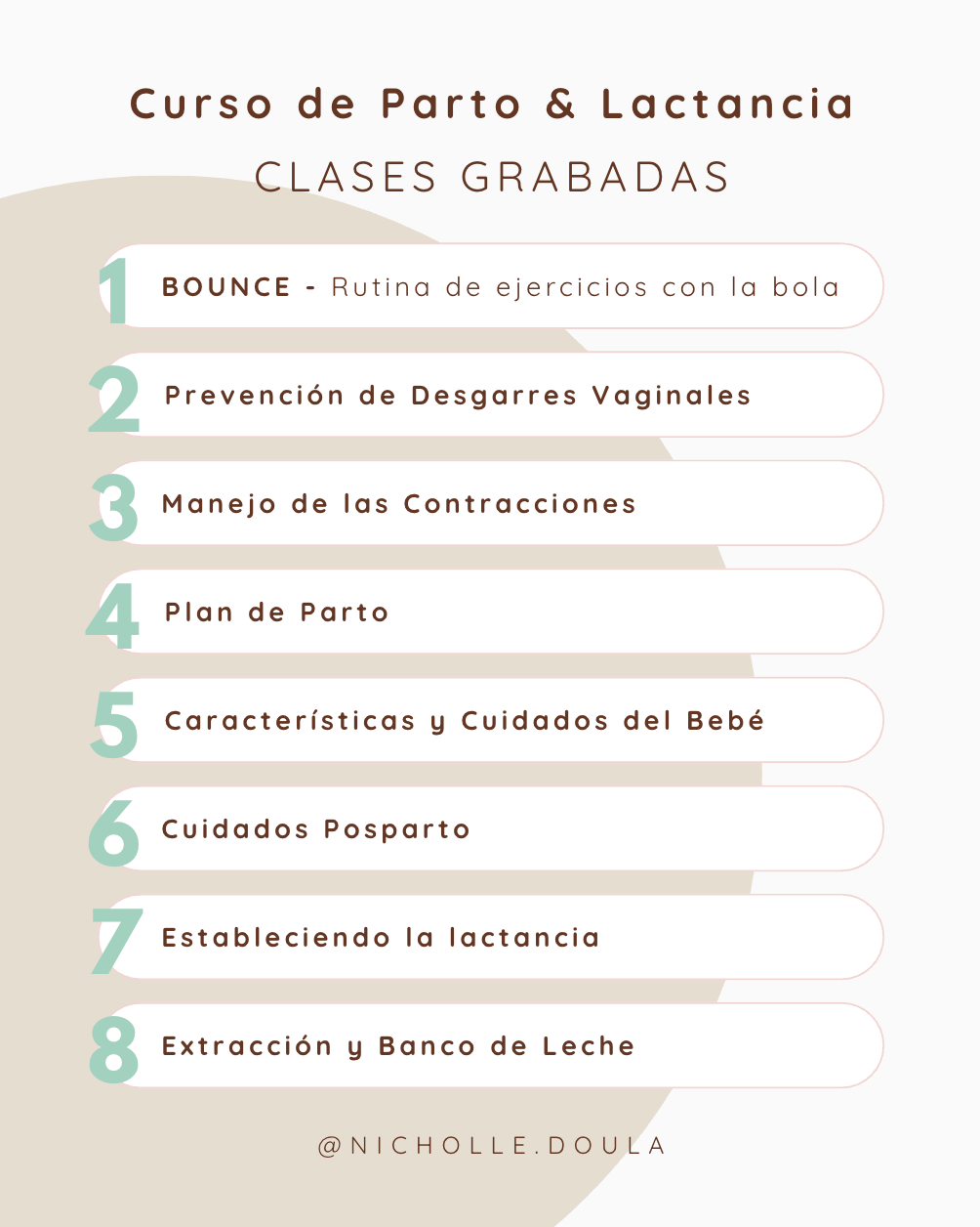 Curso de Parto & Lactancia - Julio 2025